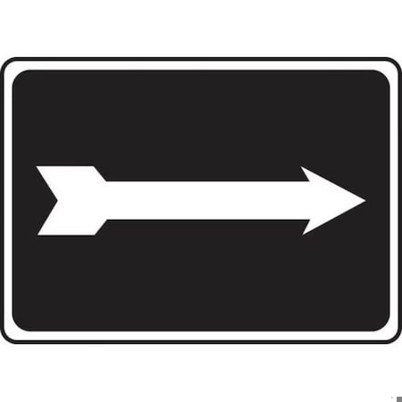 Accuform Aluminum, 3.5 in x 14 in, Mounting Holes MADM426VA